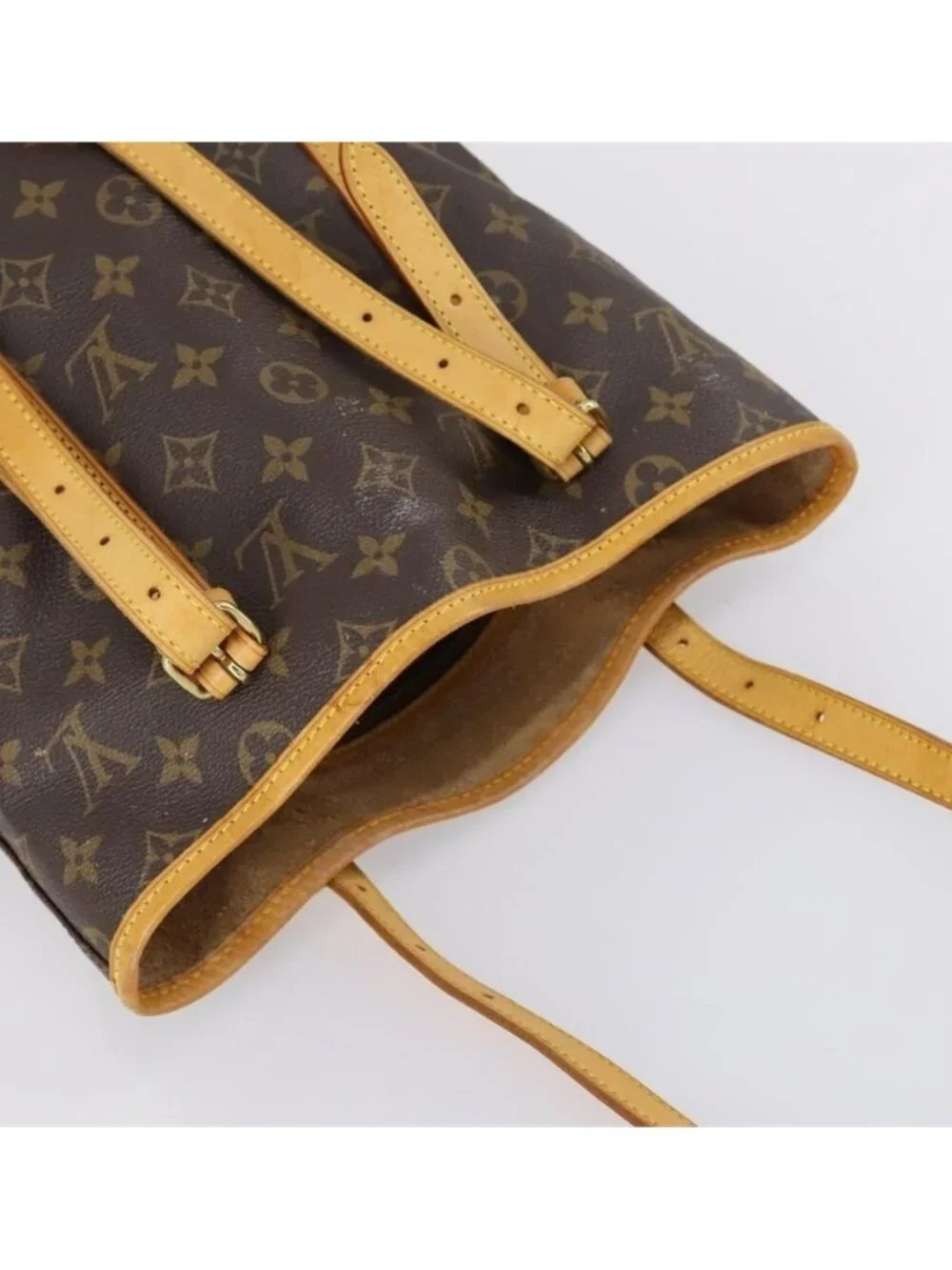 Authentic LOUIS VUITTON Monogram Bucket GM Shoulder Bag M42236 LV